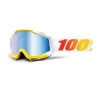 Occhiali cross 100% Accuri Astra lente a specchio blu