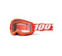 Occhiali cross 100% Strata 2 Arancio lente trasparente