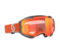 Occhiali cross Scott Fury Arancio Grigio lente arancio cromato