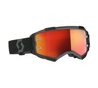 Occhiali cross Scott Fury Nero lente Arancio cromata