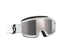 Occhiali cross Scott Primal Bianco lente argento cromato