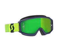 Occhiali cross Scott Primal Blu Giallo lente Verde cromata