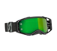 Occhiali cross Scott Prospect Grigio Nero lente verde cromato