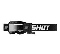 Occhiali cross Shot ASSAULT 2.0 SOLID Nero lucido ROLL-OFF
