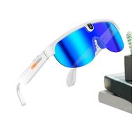 Occhiali da ciclismo | Occhiali da sole polarizzati | Occhiali da sole polarizzati | Occhiali da sci all'aperto bicicletta moto guida corsa, mani libere bici registrazione per