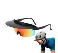 Occhiali Da Ciclismo - Visiera Avvolgente Con Lenti Specchiate Per Adulti,Occhiali Sportivi Per Ciclismo Trekking Campeggio Pesca Arrampicata E Guida