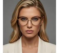 Occhiali Da Donna Pucci EP5220 047 Marroni In Metallo A Finestra A Farfalla 51Mm