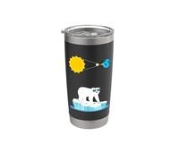 Occhiali da eclissi solari Chaser eclissi Amante degli orsi polari Bicchiere termico in acciaio inox doppia parete