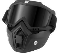 Occhiali Da Equitazione per Casco Da Motociclista Con Maschera Rimovibile per Il
