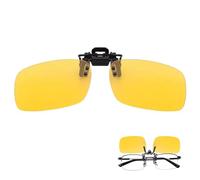 Occhiali da guida notturna con clip, antiriflesso, per uomini e donne, polarizzati HD Vision, UV400, adatti per guida, pesca, sci, corsa, ciclismo, adatti a tutti gli occhiali