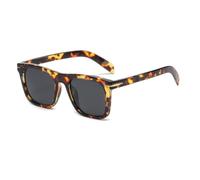 Occhiali da guida vintage da uomo anti luce blu, lenti sfumate alla moda, L