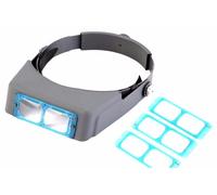 OCCHIALI DA LABORATORIO MODELLO OPTIVISOR CON VISIERA con lenti 4 INGRANDIMENTI