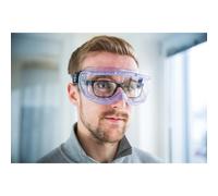 Occhiali da lavoro protettivi LUX-TOOLS con elastico trasparente