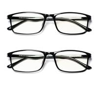 OCCHIALI DA LETTURA 2PZ UOMO DONNA DIOTTRIE +1.00 +1.50 +2.00 +2.5 +3.00 +3.5