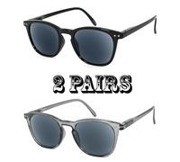 Occhiali Da Lettura Con Lenti Ingrandite Tinti Square Frame Sun Reader RE228