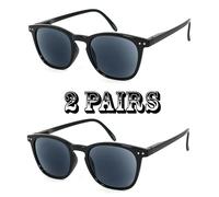 Occhiali Da Lettura Con Lenti Ingrandite Tinti Square Frame Sun Reader RE228