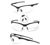 Occhiali Da Lettura Di Sicurezza Bifocali Sun Wrap Semi Rimless ANSI Z87.1