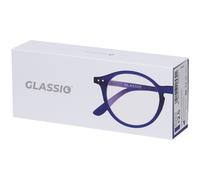 Occhiali da Lettura Glassio Monterey Colore Blu Scuro Gradazione +2,5