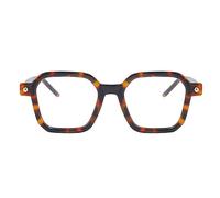 Occhiali da Lettura Moderno Geometric Multicolor :Sovradimensionati Lettori per Computer per Donna Uomo con Anti Luce Blu Lenti Cerniera a Molla Occhiali Lettori (Tartarugato, 1.5)