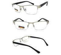 Occhiali Da Lettura Progressive 3 Punti +1.00-+3.00 Semi Senza Cornice RE3061