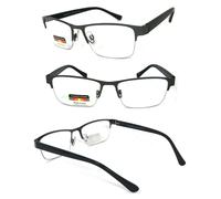 Occhiali Da Lettura Progressive 3 Punti +1.00-+3.00 Semi Senza Cornice RE3061