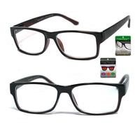 Occhiali Da Lettura Progressive Unisex 3 Punti +1.00-+3.00 Neri Tartaruga
