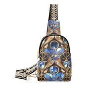 Occhiali da macchia alla moda blu borsa stile Boho per ragazze antifurto borsa a tracolla per gli uomini per il pacchetto di giorno
