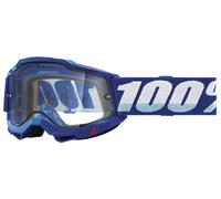 Occhiali Da Moto 100% Accuri 2 Enduro MTB Blu Con Lente Trasparente 50016-00002