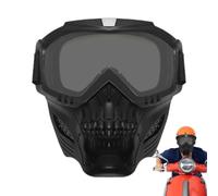 Occhiali da moto con maschera rimovibile, occhiali da sci Protettivo
