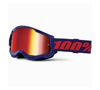 Occhiali Da Moto MTB Strata 2 100% NAVY CLEAR / MIRROR LENS
