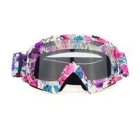 Occhiali da Moto Pittura di Graffiti Antivento per Bici MTB Motocross ATV DH MX
