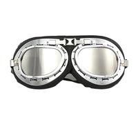 Occhiali da moto vintage da equitazione, occhiali da moto per proteggere gli occhiali da equitazione, occhiali per esterni, con cinghie regolabili, antiriflesso, antipolvere per