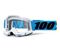 Occhiali da motocross 100% Accuri Novel con plexiglass trasparente