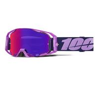 Occhiali da motocross 100% ARmatic Toyoto con plexiglass viola