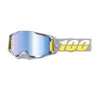 Occhiali da motocross 100% ARMEGA Complex giallo-grigio (plexi blu)