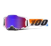 Occhiali da motocross 100% ARMEGA HIPER UNITED con lente HIPER rosso-blu