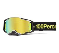 Occhiali da motocross 100% Armega Orban con plexiglass dorato