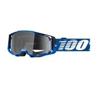 Occhiali da motocross 100% ARMEGA Rockchuck blu scuro (plexi trasparente)