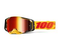 Occhiali da motocross 100% ARMEGA Tetsu con plexiglass rosso