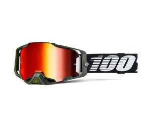 Occhiali da motocross 100% - USA ARMEGA Soledad plexi rosso