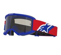 Occhiali da motocross Alpinestars Vision Sand blu-rosso-bianco con lente fumé scura