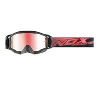 Occhiali da motocross NOX Spectre nero-rosso