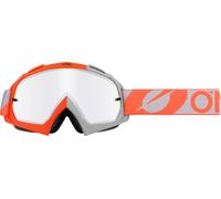 Occhiali da motocross Oneal B-10 Twoface Silver Mirror