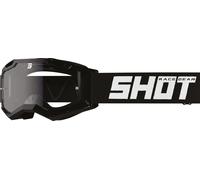Occhiali da motocross per bambini Shot Rocket Kid 2.0 nero (plexi trasparente)