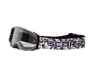 Occhiali da motocross Scorpion E24 camo con plexiglass trasparente