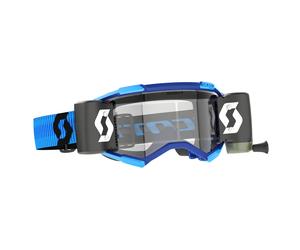 Occhiali da motocross Scott Fury WFS blu-nero