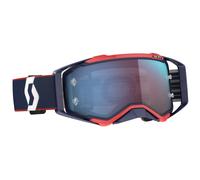 Occhiali da motocross Scott Goggle Prospect retro blu / rosso / blue chrome w...