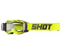 Occhiali da motocross Shot Iris 2.0 Solid Roll-Off giallo fluo