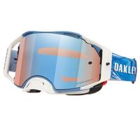 Occhiali da mtb oakley airbrake mx chase sexton bianco prizm mx zaffiro iridium codice oo7046 h8