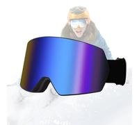 Occhiali da neve per uomini donne | Occhiali da sci e snowboard a doppio strato al e a per adolescenti, ragazzi, ragazze e adulti, luna